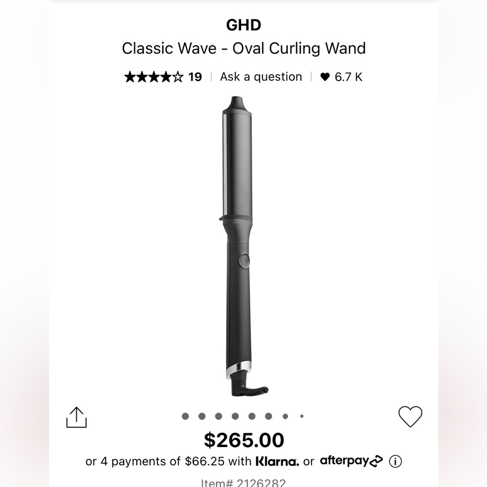 BRAND NEW GHD Curve Wand